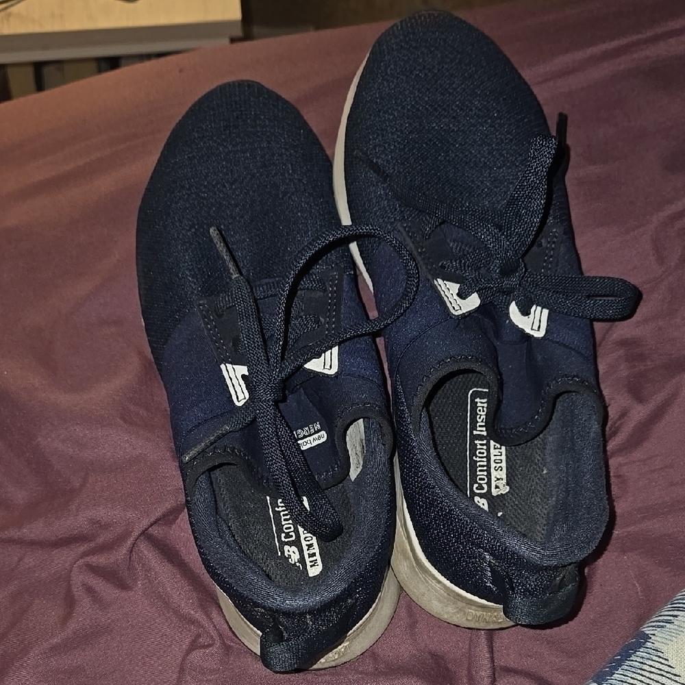 Blue and White New Balance